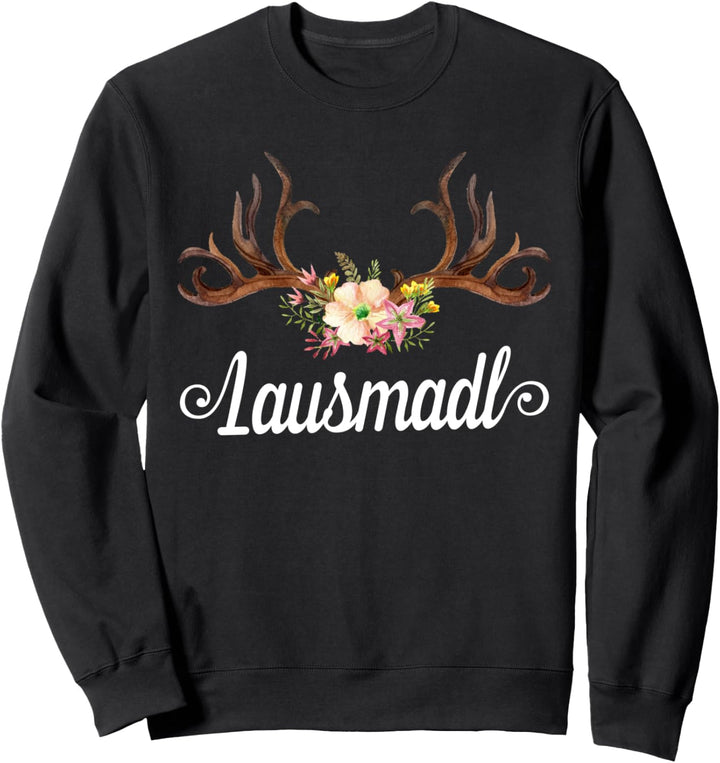 Lausmadl Lausdirndl Bayern Kinder Trachtenshirt Damen Sweatshirt
