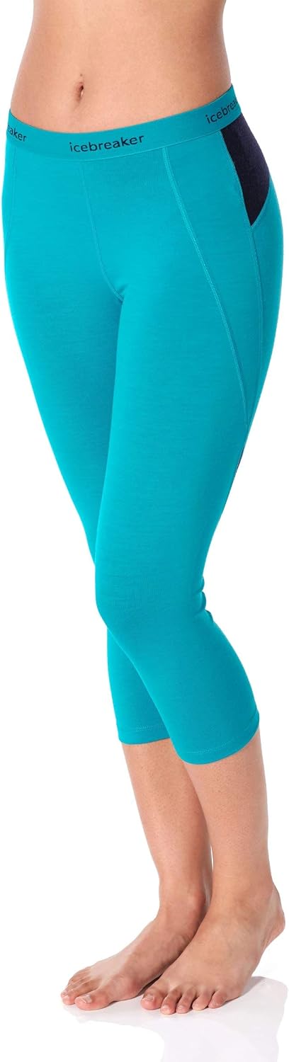 Icebreaker 260 Zone Legless 3/4 Women - Thermowäsche XS Jet Heather Grey/Black, XS Jet Heather Grey/