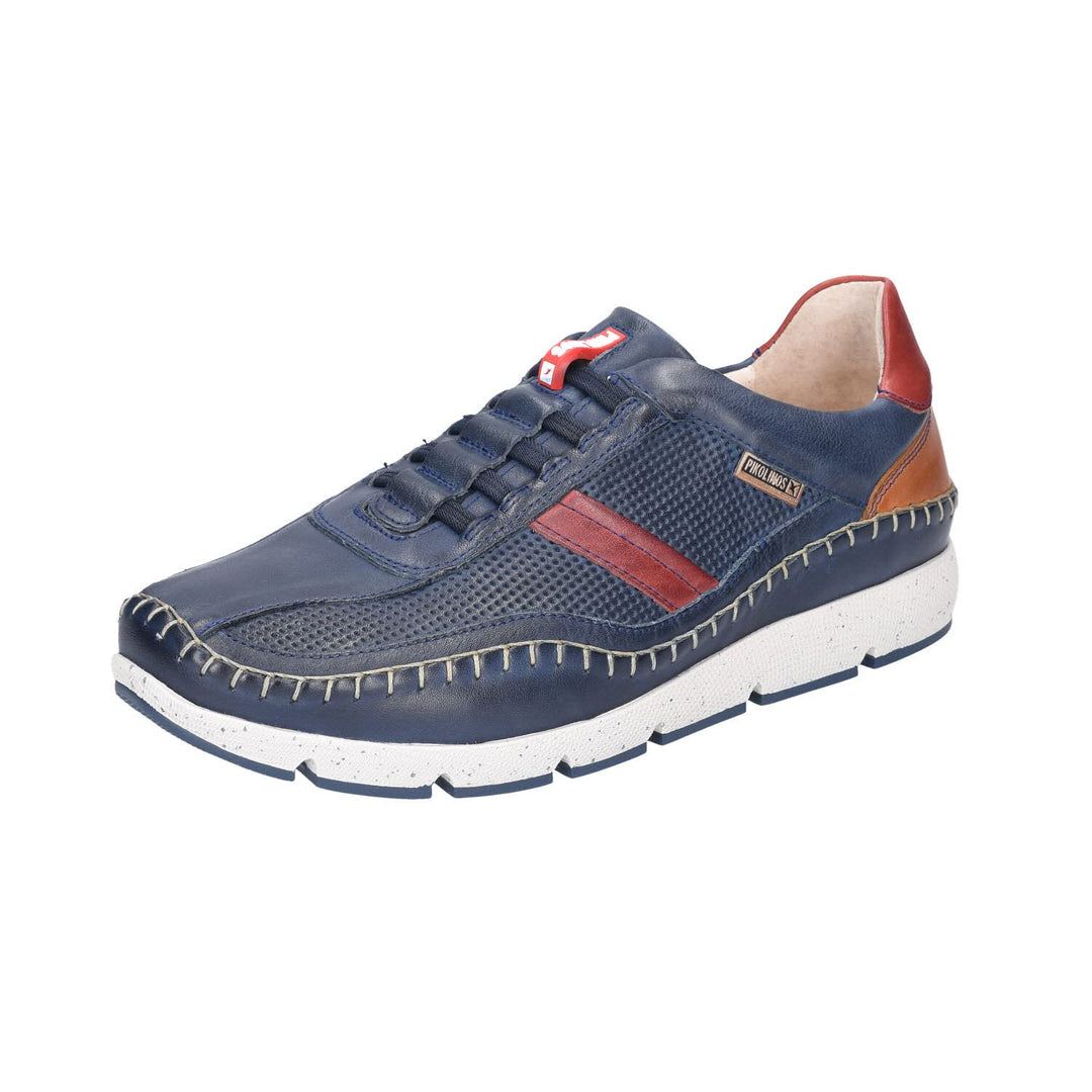 Pikolinos Leder Freizeitschuhe Fuencarral M4U 47 EU Blau, 47 EU Blau
