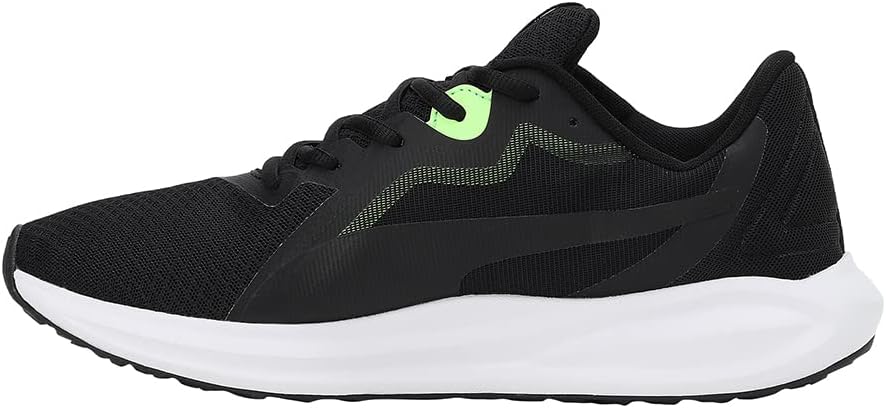 PUMA Herren Twitch Runner Fresh Strassen-Laufschuh 42 EU Puma Black Royal Sapphire Fizzy Lime, 42 EU