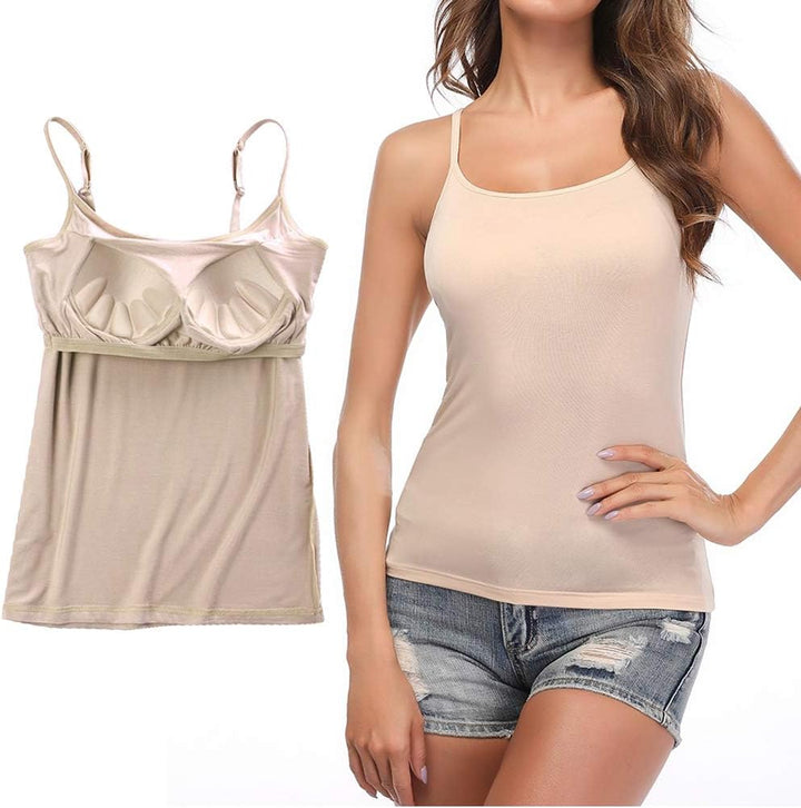 STARBILD Damen Unterhemd, S-4XL L Beige, L Beige