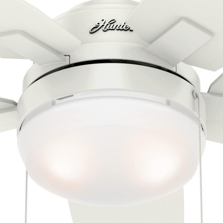 HUNTER VENTILATOR Arcot, 117 cm, Innen-Deckenventilator mit Beleuchtung/Zugschalter, Gehäuse: frisch