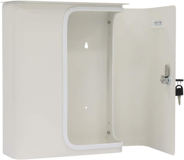 Rottner Briefkasten Splashy (Weiss Weiss), Weiss Weiss
