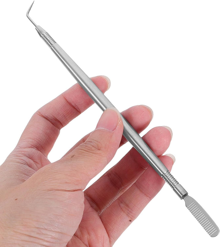 Zerodeko Lift Dauerwelle Werkzeug Wimperntrenner Wimpernverlängerungsseparator 3 Stück Edelstahl Set