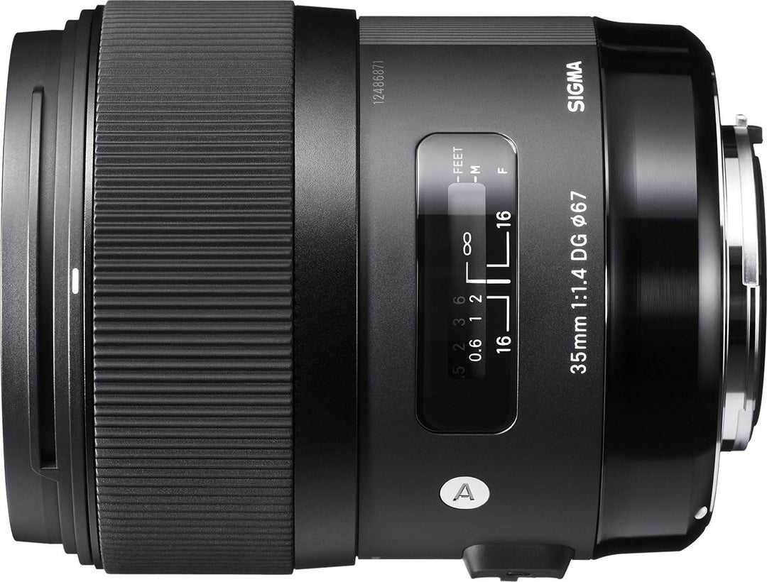Sigma 35mm F1,4 DG HSM Art Objektiv (67mm Filtergewinde) für Sony A-Objektivbajonett für Sony-A Sing