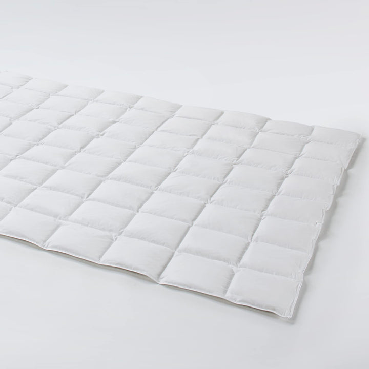 Daunenfee – Cassettendecke 240x220cm mit Daunen & Federn – 9x8 Karos, 2cm Stege – Handarbeit Made in