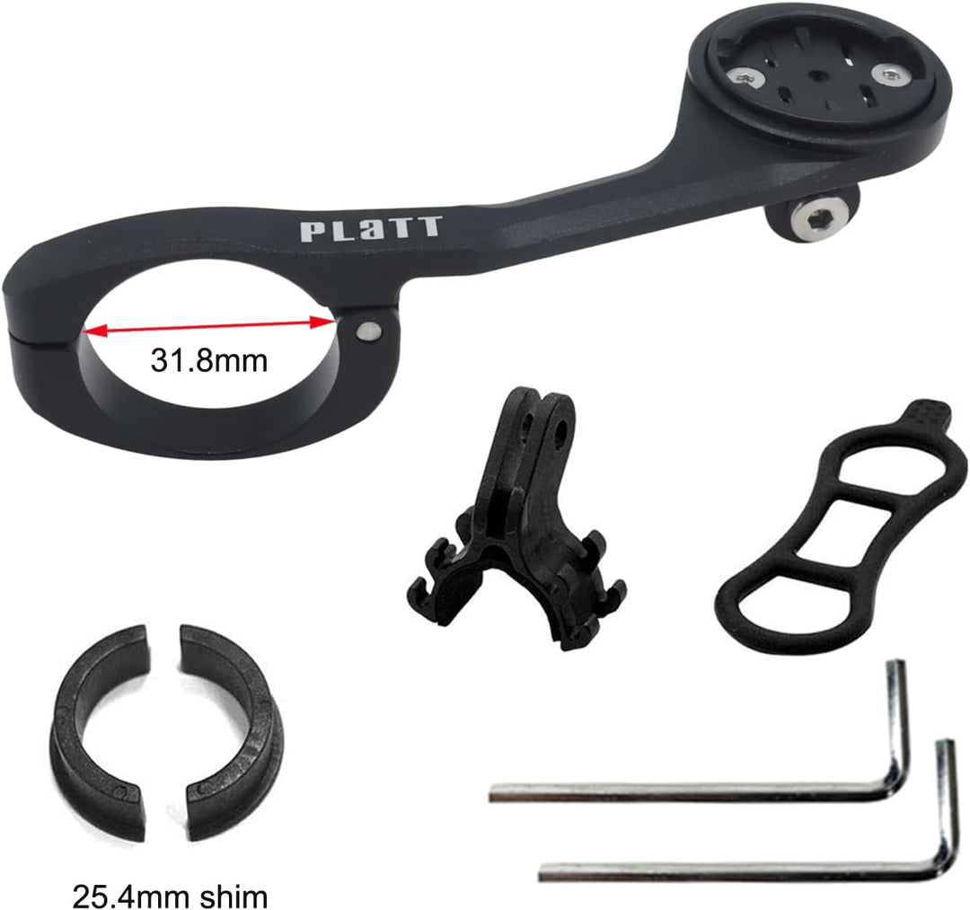 PLATTBK Fahrradcomputer Halterung für Garmin Edge,Fahrradcomputer Halter Lenkerhalterung für Wahoo V