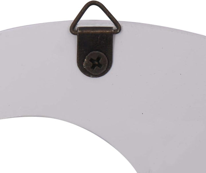 Wandgarderobe mit Ablage - FAMILY 74 x 29,5 cm mit 4 Haken, MDF + Kupferhaken - Vintage Wandregal, G