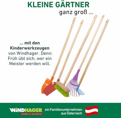 Windhager Kinder Werkzeug Set 5 Teilig, Garten-Geräte Kinder, Kinderspielzeug für Garten, Gartenwerk