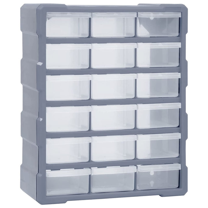 Multi-Schubladen-Organizer 18 Schubladen Sortierkasten Sortimentskoffer Sortimentsbox Kleinteilemaga