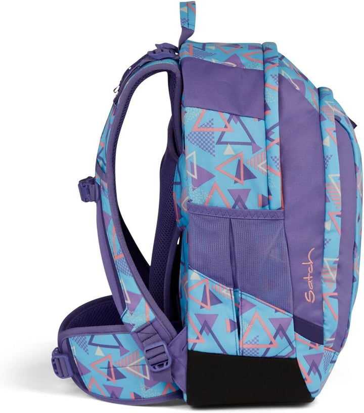 Satch Air Edition Schulrucksack Set 3tlg. inkl. Pencil Slider und Sporttasche 80s Dance, 80s Dance