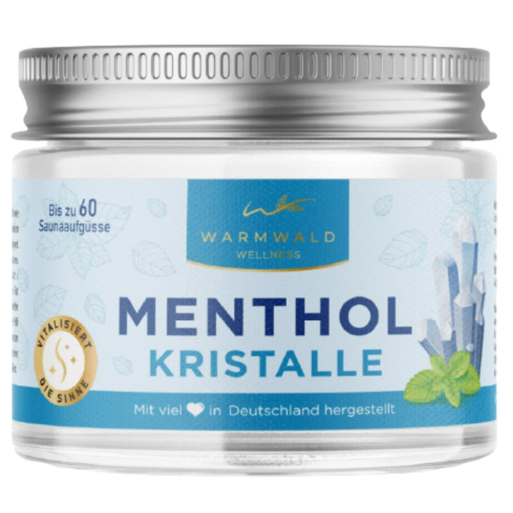 Mentholkristalle 100ml - Apotheker Qualität ideal für die Sauna - Saunaaufgüsse - Kristalle 100% aus
