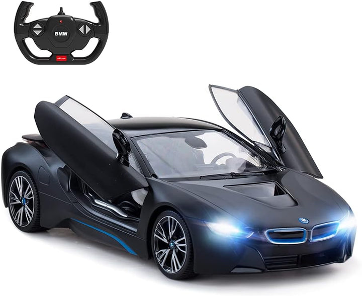 Rastar RC Auto | 1:14 BMW i8 Funkferngesteuertes Spielzeugauto, Modellfahrzeug, öffnen der Türen per