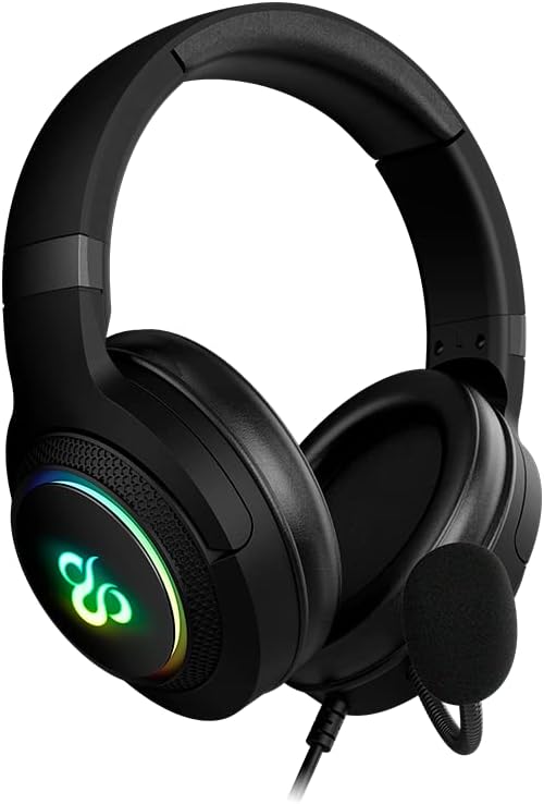 Newskill Sobek 7.1 bedrade gamingheadset, 7.1-geluid, USB, ruisonderdrukking, aanpasbare omnidirecti