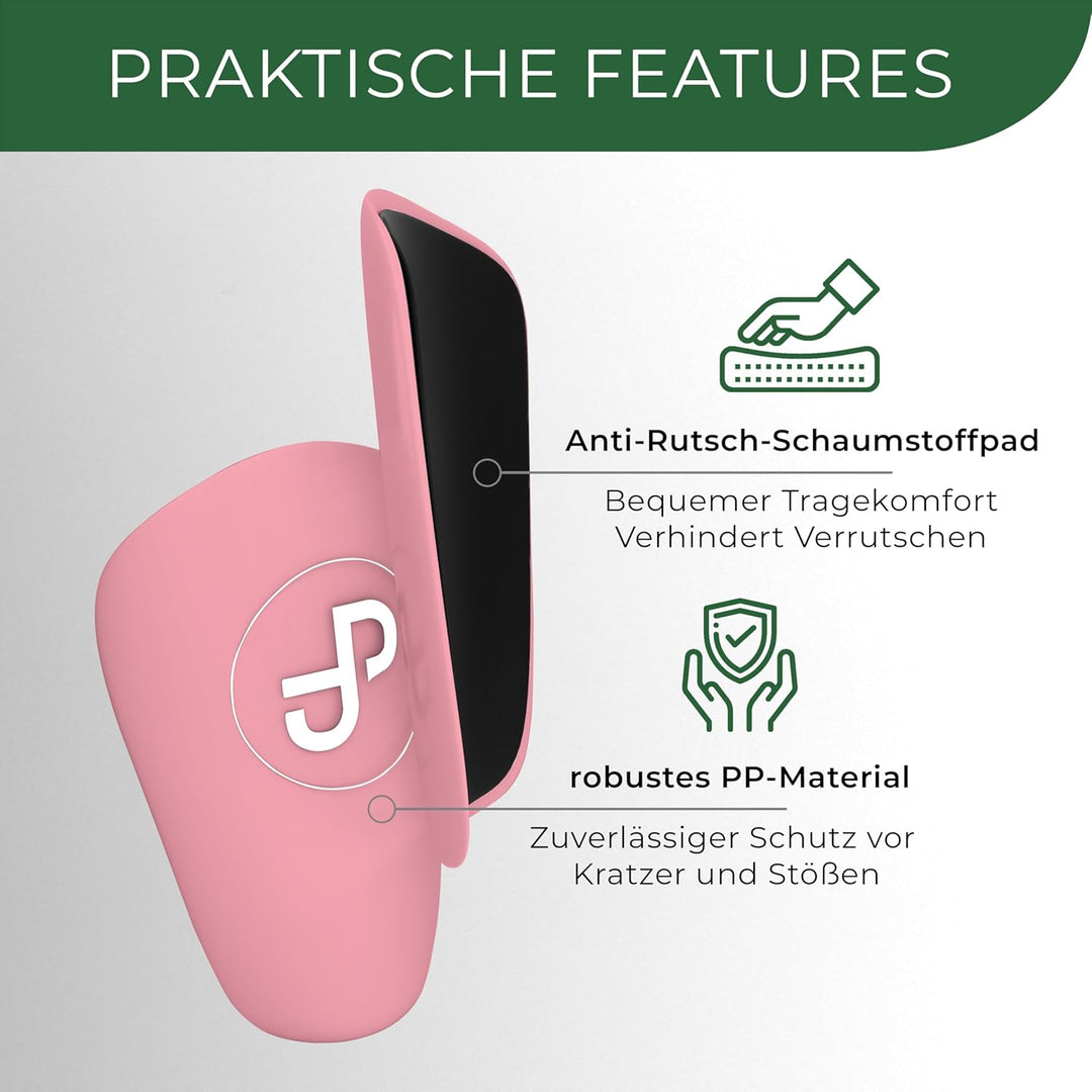 JDP Mini Schienbeinschoner, extra kleine Schienbeinschoner Fussball Herren, Anti-Rutsch Mini Schienb
