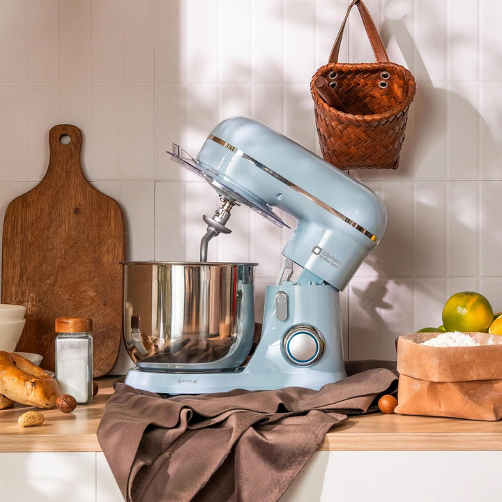 Kitchen in the box Kompakte Küchenmaschine 3,5 L, Rührmaschine & Knetmaschine mit 10 Geschwindigkeit