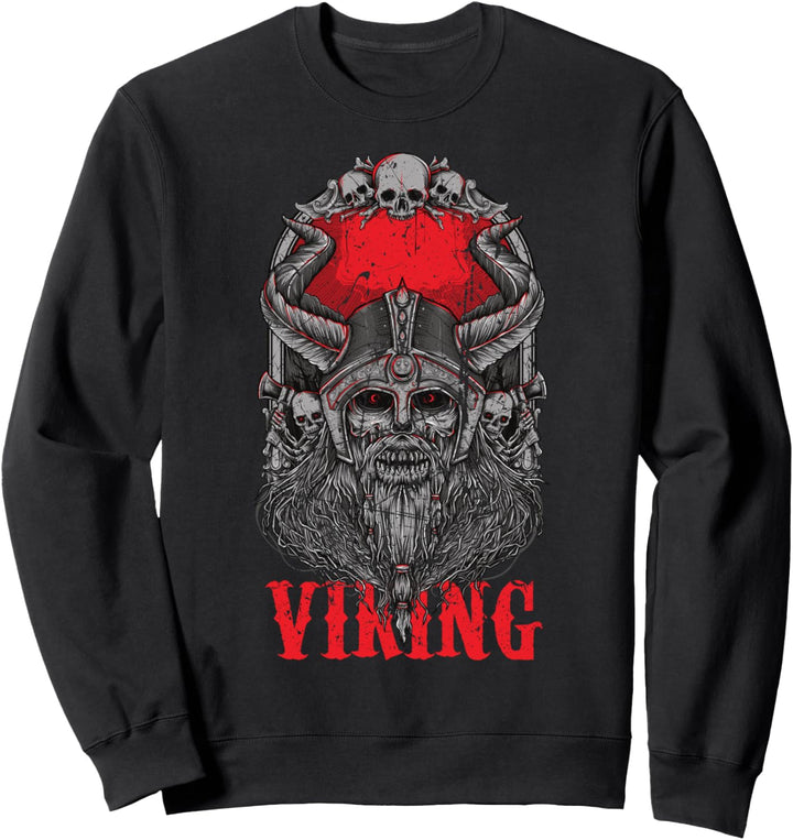 Wikinger Midgard Odin Thor Wotan Nordische Mythologie Runen Sweatshirt