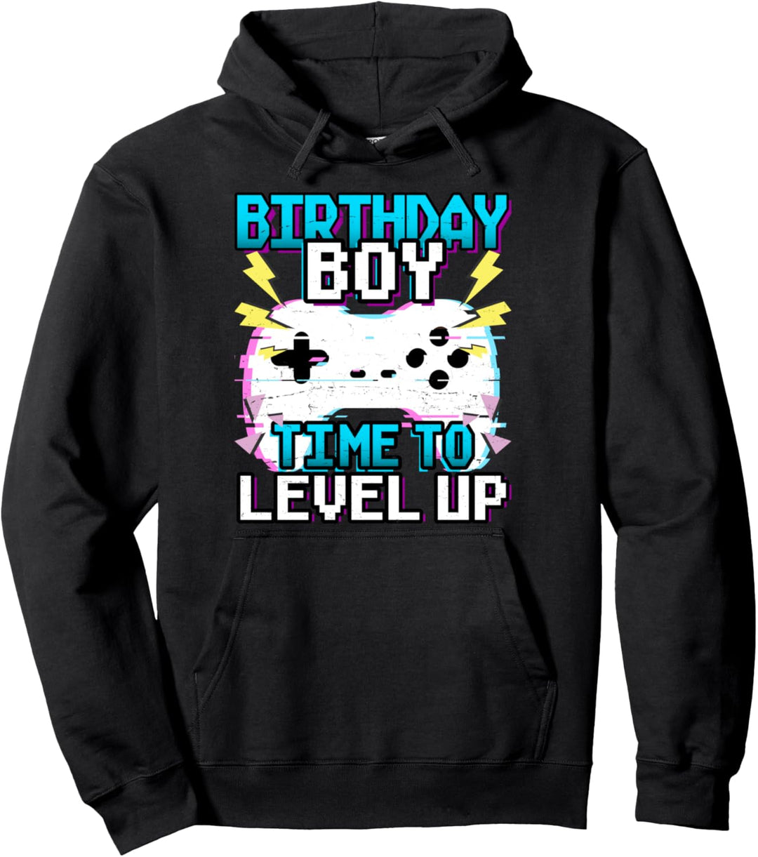Geburtstag Junge Zeit zum Aufsteigen - Videospiel Geburtstag Gamer Pullover Hoodie