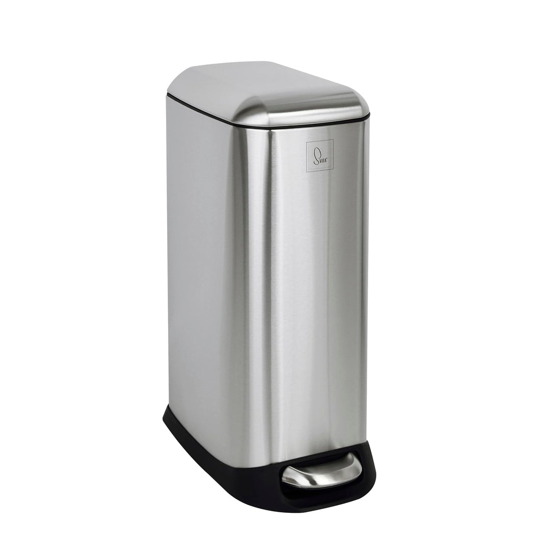 SVITA TS20 Mülleimer Treteimer Abfalleimer 20l inkl. Inneneimer Kunststoff Pedal Softclose-Deckel re