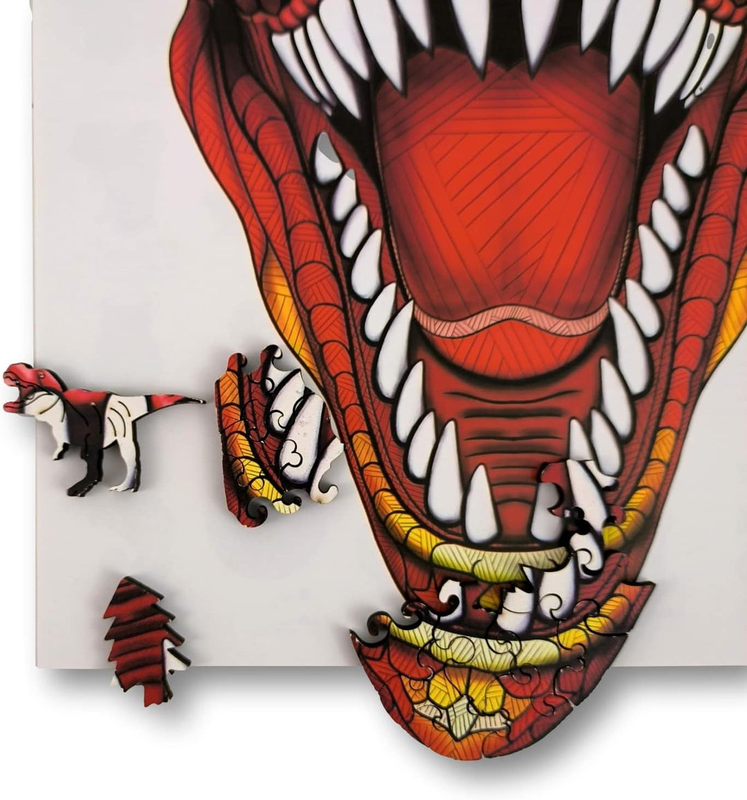 ANIWOOD Holzpuzzle Erwachsene Tieren. Gestanzter Deckel, Lebensgrosse Puzzle-Box. 3 Schwierigkeitsmo