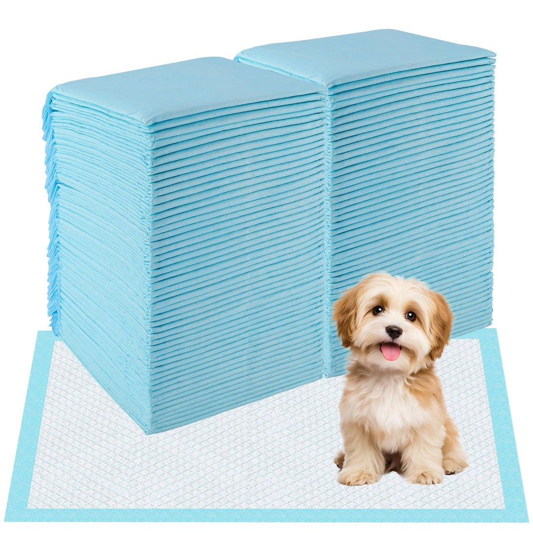 100 Stück PIPI Matten für Hunde und Welpen, 33 × 45cm Trainingspads, Wickelunterlagen Baby Geeignet