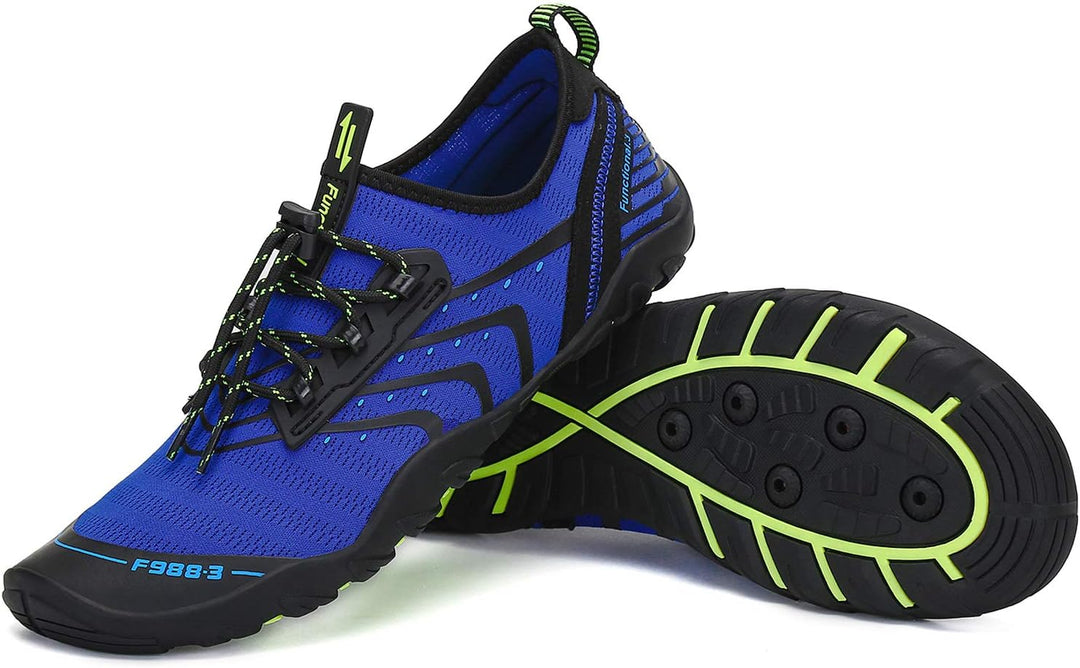 SAGUARO Badeschuhe für Herren Damen - 7/9 Drainagelöcher Schnelltrocknende rutschfest, Gr 35-48 38 E