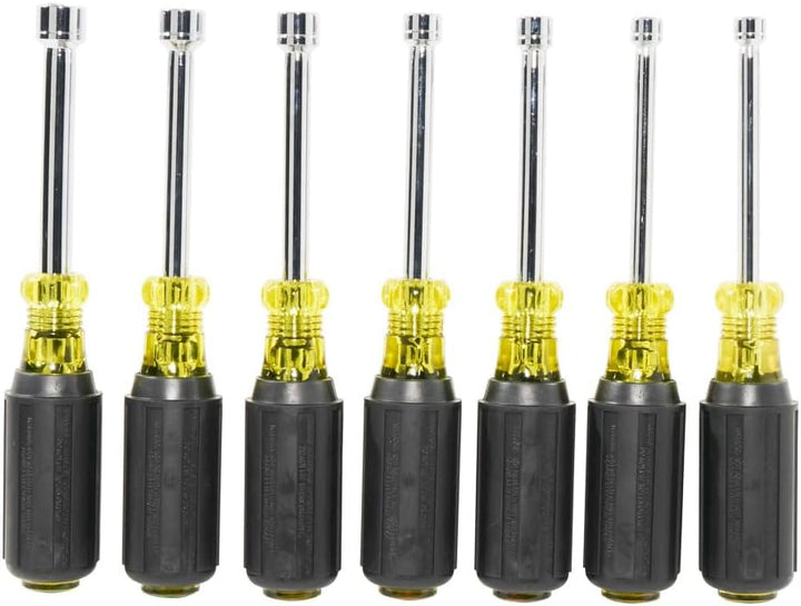Klein Tools 65160 Steckschlüsselsatz, Gelb mit schwarzem Griff
