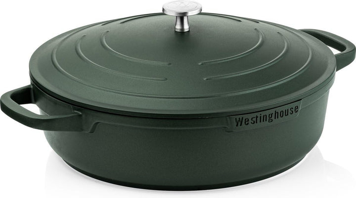 Westinghouse PERFORMANCE SERIES Schmorpfanne mit Deckel, Grosse Bratpfanne 32 cm für Induktion & all