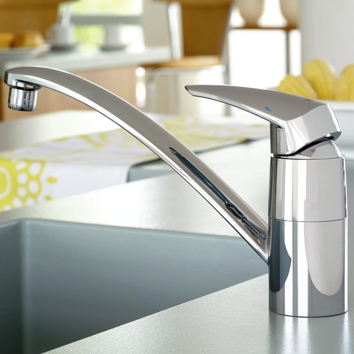 GROHE Eurodisc Küchenarmatur, Schwenkbereich 140° 33770001, Chrom, Chrom