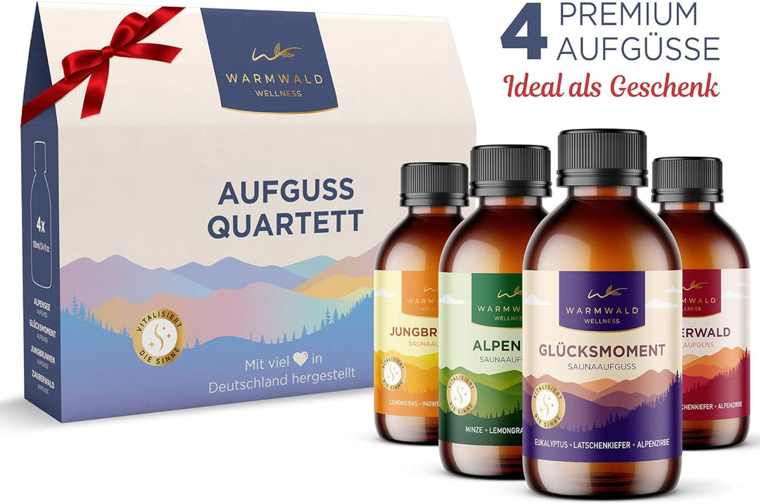 Warmwald - Saunaaufguss - Sauna Aufgussmittel mit natürlichen ätherischen Ölen - Saunaöl - Saunaduft