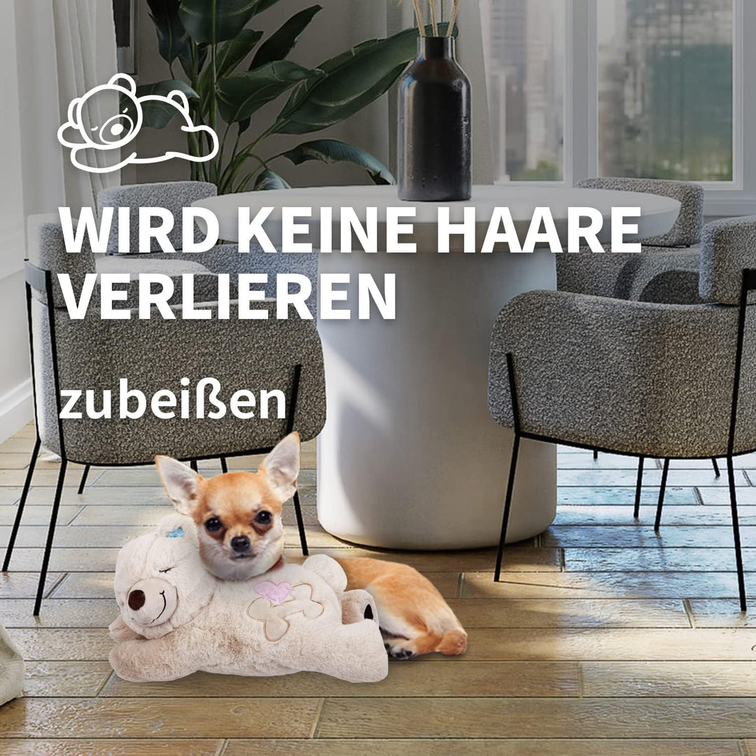 ALL FOR PAWS Kuscheltier für Hunde, Welpenspielzeug Hunde Herzschlag Plüschtier Welpe Verhaltenshilf