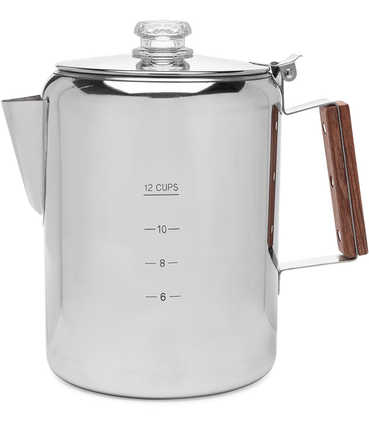 Coletti Bozeman Perkolator-Kaffeekanne – Camping-Kaffeekanne & Outdoor-Kaffeekocher – Amerikas belie