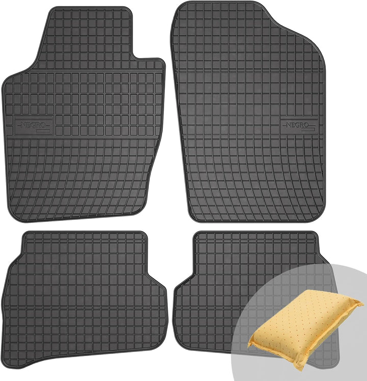 FROGUM EL Toro Gummimatten Ganzjähriges-Set von Autofussmatte Auto Fussmatten für Volkswagen Polo V