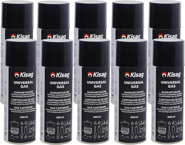 Kisag Kigas 10 Stück Nachfüllflaschen a 400 ml
