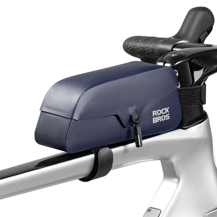 ROCKBROS Fahrrad Oberrohrtasche 100% Wasserdicht mit magnetischem Deckel Fahrradrahmentasche Dreieck