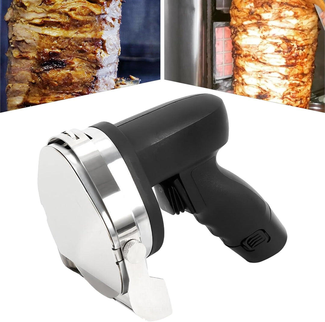 Dönermesser Elektrisch, 80W Gyrosmesser Kebabmesser, Dönerschneider Elektrisches, Profi Schneidemess