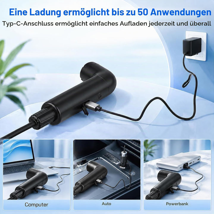 Bidet Po Dusche, 2.5L Elektrisch Peri Bottle Podusche Tragbares Reisen Camping 3 Wasserfluss-Modi Ba