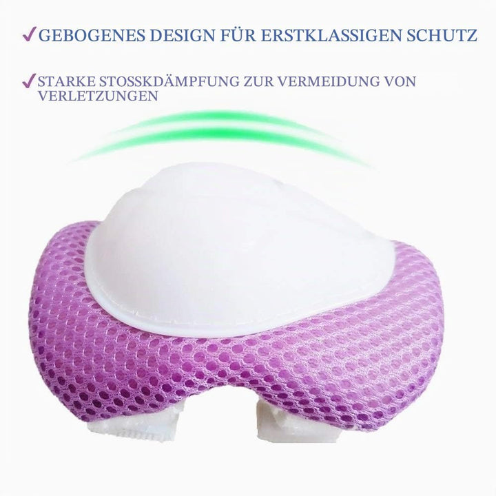 COOLGO Kinder Protektorenset, Kinder Schoner-Set Knieschoner, Ellenbogenschoner und Handgelenkschone