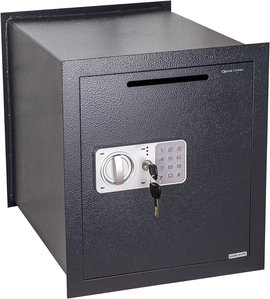 Genie Hand – Elektronischer Wandtresor Mit Einwurfschlitz – B-Klasse-Schloss – Anti-Bounce-Technolog