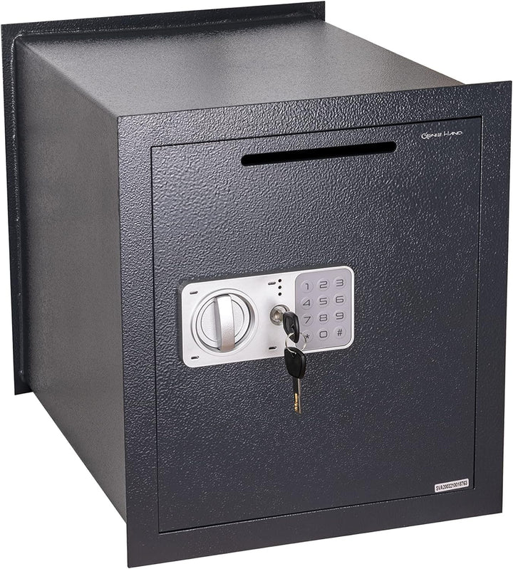 Genie Hand – Elektronischer Wandtresor Mit Einwurfschlitz – B-Klasse-Schloss – Anti-Bounce-Technolog