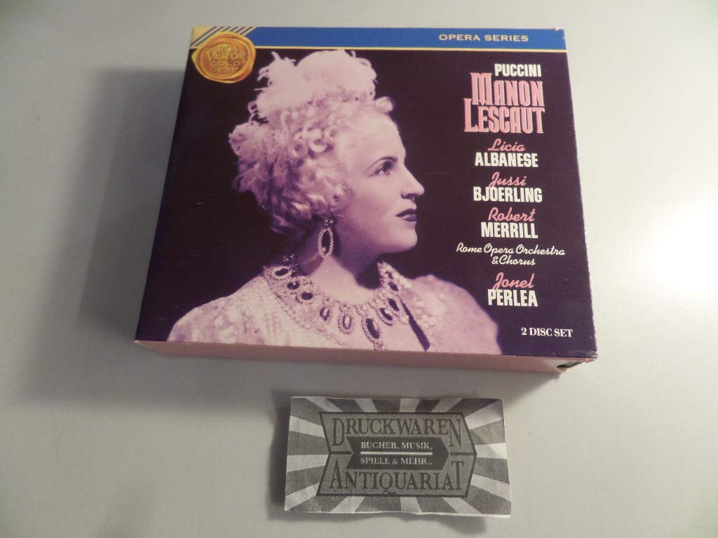 Puccini: Manon Lescaut (Gesamtaufnahme) (ital.), Audio-CD