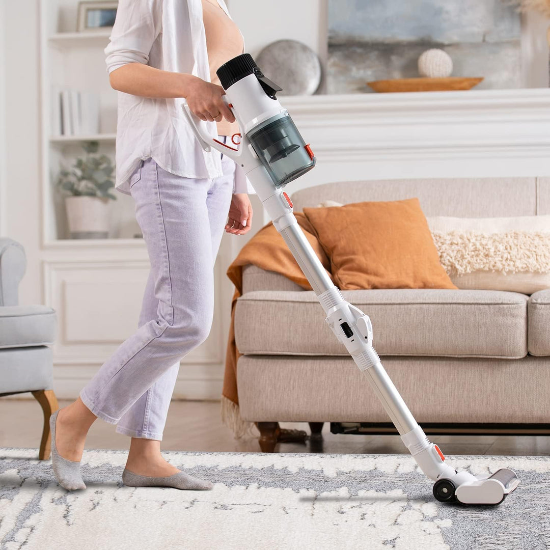 payé Teppich Wohnzimmer - Abstrak - 80x150cm - Creme Grau Blau - Fransen Deko Boho Flauschig - Cut &