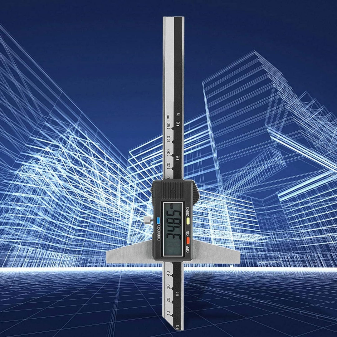 Digital Messschieber, 0-150mm Schieblehre Messwerkzeuge 0,01 mm Hochgenauer Edelstahl Digitaler Tief