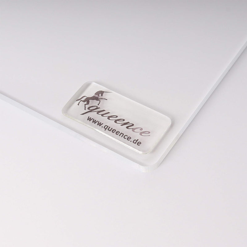Queence | Hochwertiger Spuckschutz aus Acrylglas | Ideal für Verkaufs-/ und Empfangstresen | Thekena