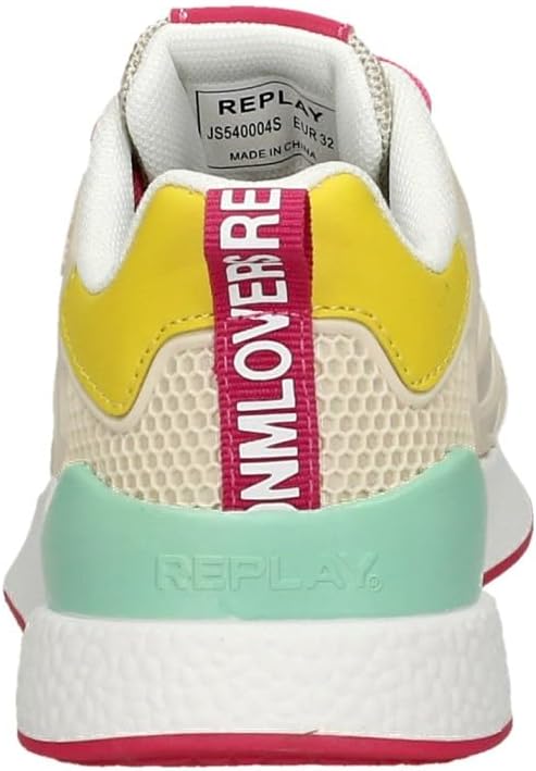 REPLAY Mädchen Sneaker Sportlich 32 EU Lt Beige Multi 31752, 32 EU Lt Beige Multi 31752