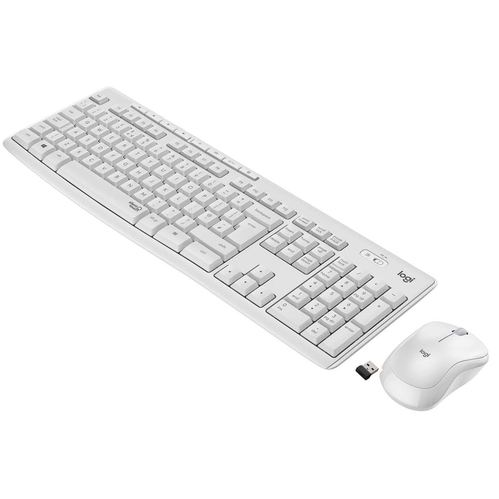 Logitech MK295 kabelloses Tastatur-Maus-Set mit SilentTouch-Technologie, Shortcut-Tasten, optischer