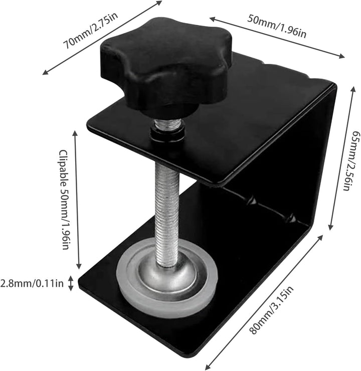 C Zwingen Set,CEIEVER Schubladenfront-Installationsklemmen 1/2/4 Stück Heavy Duty trägerklemme Schra