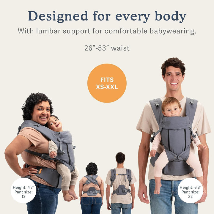 Beco 8 Babytrage Neugeborene ab Geburt bis Kleinkind - Cool Hybrid Baby Trage mit verstellbarem Sitz