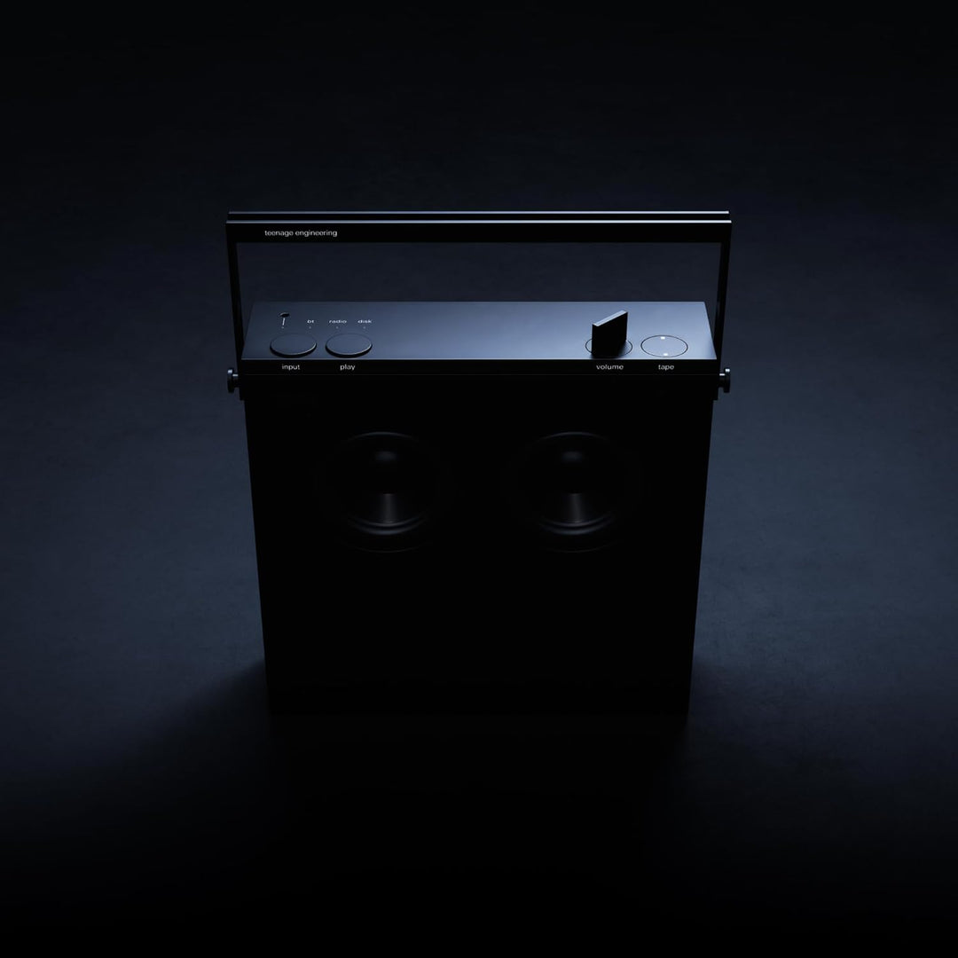 teenage engineering OB-4 Stereo-Lautsprecher, tragbar, Bluetooth, WLAN, FM-Radio, lang haltender Akk
