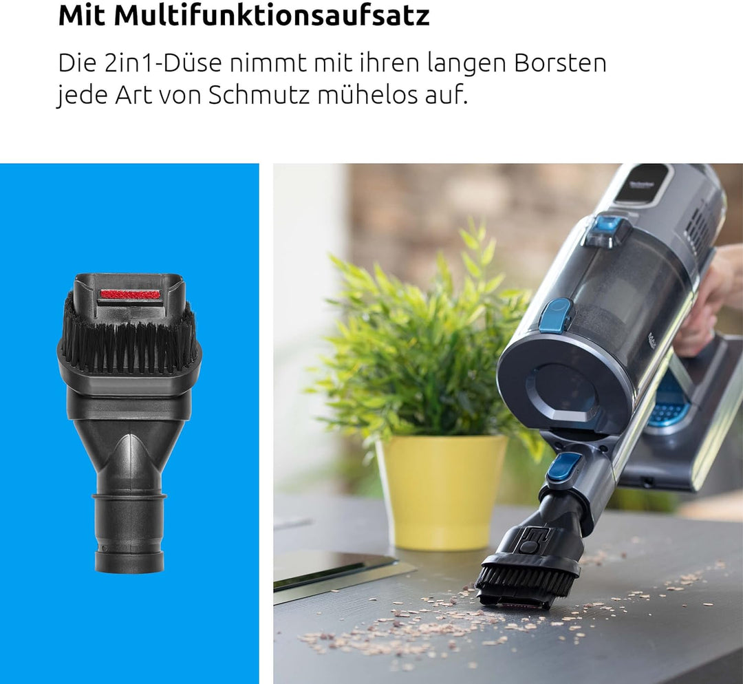 TechniSat VIOLA VC6 – kabelloser Staubsauger (Akku, bis zu 60 min, Saugleistung 25000Pa, Bürstenlose